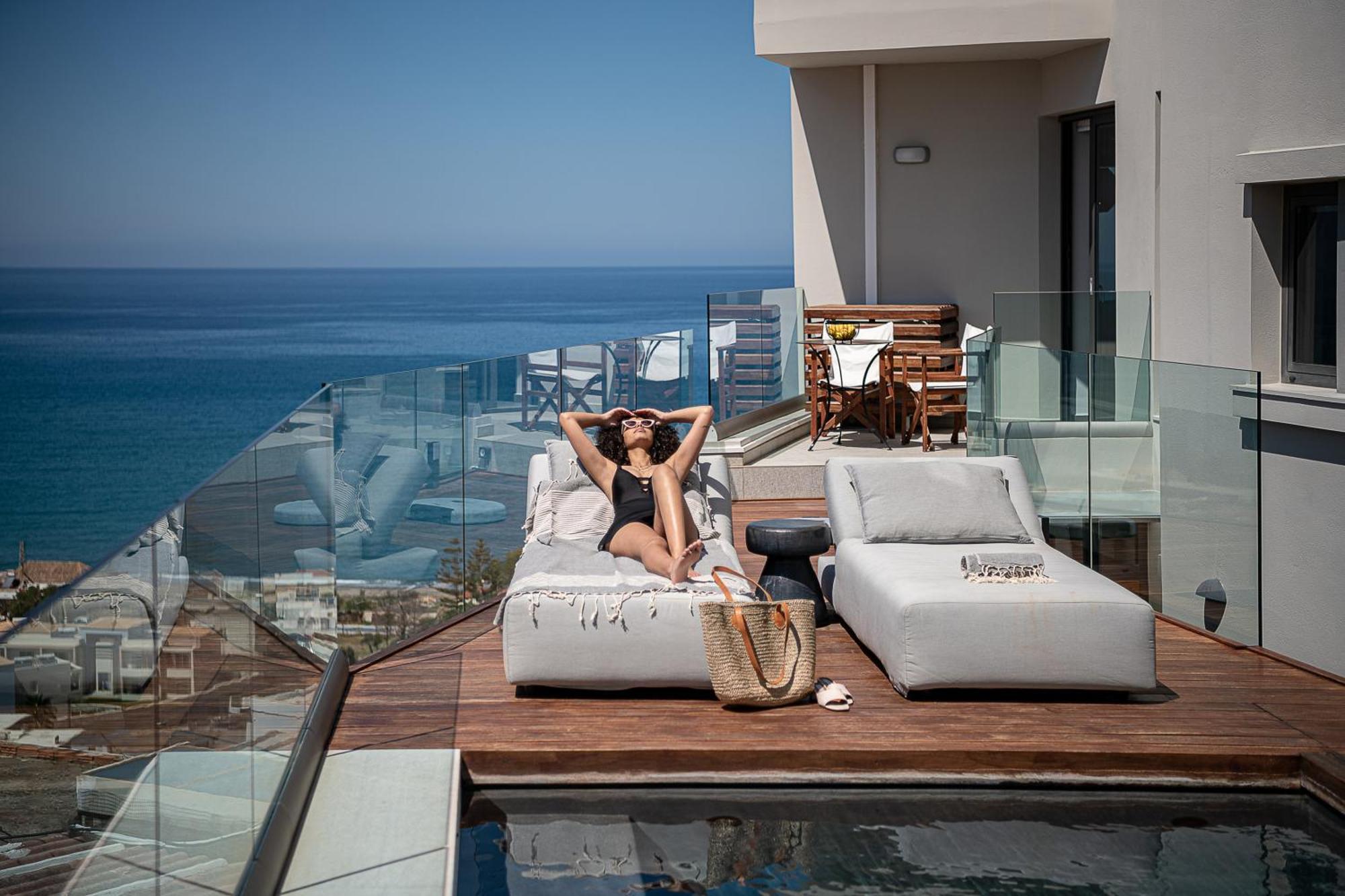 Alectrona Living Crete, Rocsea Luxury Apartment Platanés Kültér fotó